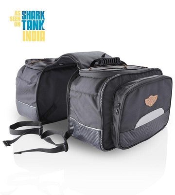 Combo 1: Mustang 50L Saddle bag + Shark Mini Universal 18L Tank Bag GuardianGears